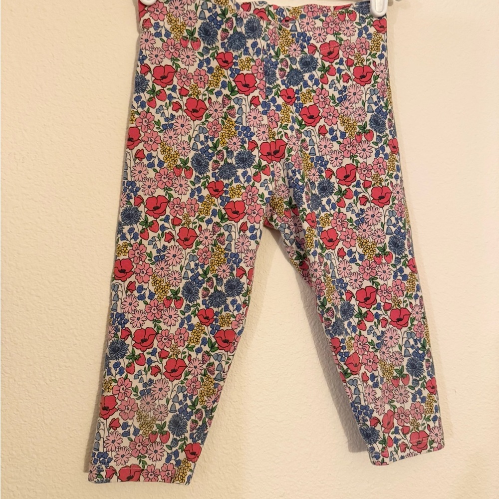 Mini Boden Floral Capri Leggings